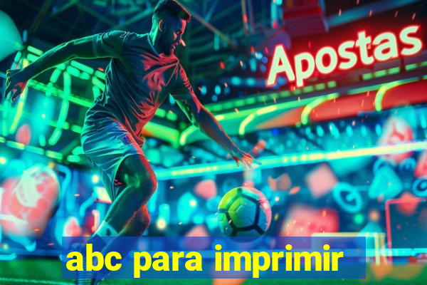 abc para imprimir